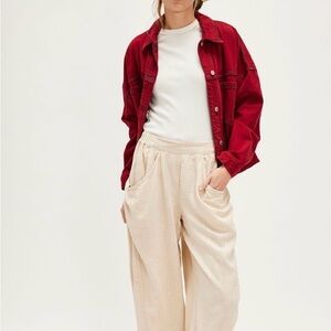 Free People Pants color Birch, size L